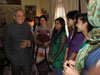 Click to enlarge Meghalaya Governor, Mr. RS Mooshahary interacting with foreign students who are on a trip to explore the North Eastern State at Raj Bhavan, Shillong