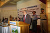 Click to enlarge Meghalaya Governor Mr R S Mooshahary speaking on the inauguration function of the National Conference on Human Development in North East India - Special Focus on Youth at Shillong