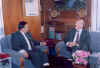 The Netherlands Ambassador, MR. Eric F.Ch. Niehe accompanied by Ms. Josephine Frantzen, Second Secretary (Political) called upon the Meghalaya Chief Secretary, Mr. PJ Bazeley 
