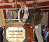 Click to enlarge Meghalaya Governor Mr R S Mooshahary speaking at the programme organized by the Sengbah ki Nongshat Nongkhein Hynniew Skum Hynniew Trep at Baniun