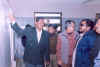 Click to enlarge Meghalaya Home (Police) Minister, Mr. HDR Lyngdoh inspecting the North East Indira Gandhi Regional Institute of Health and Medical Sciences (NEIGRIHMS) at Mawdiangdiang on November 3, 2004