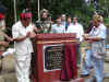 Click to enlarge Meghalaya CM, Dr D D Lapang laying the foundation stone for the construction of the Ranikor Police Station at Ranikor, West Khasi Hills District