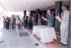 Meghalaya Chief Minister, Mr. J D Rymbai administering the pledge reading ceremony during the observation of Vigilance Awareness Week held at the premises of Meghalaya Civil Secretariat