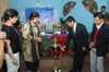 Click to enlarge Meghalaya CM, Dr Mukul Sangma lighting the lamp to mark the inauguration of the UN Mock Assembly and UN Resource Centre, Meghalaya at Shillong