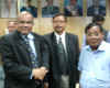  Governor of the Reserve Bank of India, Mr Y Reddy calling on the Meghalaya Chief Minister, Dr Donkupar Roy and the Chairman State Planning Board, Mr P A Sangma in the CM's office chamber