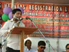 Click to enlarge Meghalaya CM Dr. Mukul Sangma addressing the gathering during the inauguration of the mass weavers registration and mega health camp