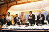 Click to enlarge Meghalaya Chief Secretary W M S Pariat releasing Pubications of Fisheries Department at one day workshop on conclave on Aquaculture Development
