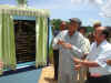 Click to enlarge Meghalaya Chief Minister, Mr. J D Rymbai unveiling the plaque to mark the inauguration of the SOS Children's Village, Water Supply Scheme at Umiam, Ri Bhoi District