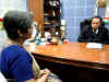 Secretary, DONER Ministry, Smti Jayati Chandra calling on the Meghalaya CM, Dr DD Lapang at his residence