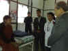Click to enlarge Meghalaya Governor, Mr R S Mooshahary interacts with one of the patients during his visit to the R P Chest Hospital at Jhalupara, Shillong