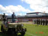 Click to enlarge Meghalaya Chief Minister, Mr J D Rymbai inspecting the parade during the Independence Day celebration at J N Complex, Polo