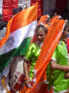 Click to enlarge Children participating in the cultural programme during the Independence Day celebration at J N Complex, Polo