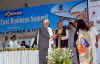 Click to enlarge Vice President of India, Mohammed Hamid Ansari lighting the lamp to mark the inauguration of the 4th NE Business Summit organised by DoNER in Guwahati