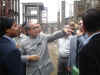Click to enlarge Meghalaya Governor, Mr R S Mooshahary during his visit to the Meghalaya Cherra Cement Ltd (MCCL), Cherrapunjee