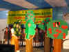 School children presenting theme songs at the concluding function of the 6th National Conference on the Programme for Environmental Awareness in Schools (PEAS) at old NEHU campus, Mayurbhanj, Shillong on May 20, 2005