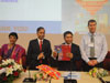 Meghalaya CM, Dr Mukul Sangma releasing the Comprehensive Trauma Life Support (CTLS) Manual as he inaugurates the International Trauma Care Conference 2011 held at the NEC Auditorium, Shillong