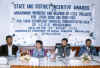 Health Minister Mr.  J.A. Lyngdoh at the award ceremony of Social Welfare Dept, Aug 21, 2003