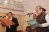 Click to enlarge hri Rowel Lyngdoh being sworn in as Deputy Chief Minister
