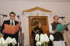 Click to enlarge Dr. R.C. Laloo being sworn in as Minister