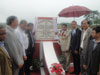 Click to enlarge Meghalaya CM, Dr Mukul Sangma laying the foundation stone of the Mairang-RaniGodown-Azra Road construction at Mairang