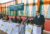 Meghalaya Chief Minister, Mr D D Lapang unveiling the plaque to mark the commissioning of the 'Meg Cold Storage' in the Garobadha Regulated Market Complex, West Garo Hills, on Dec 5, 2003