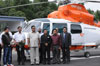 Click to enlarge Meghalaya CM Dr. Mukul Sangma during the inauguration of Helicopter Service at ALG, Upper Shillong