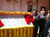 Click to enlarge Meghalaya CM, Dr D D Lapang unveiling the plaque to mark the inauguration of the newly constructed Shillong Science Centre at NEHU