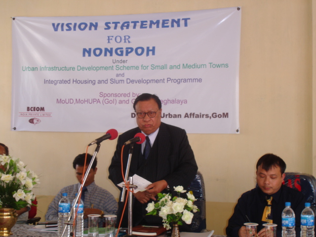 Click to enlarge Vision statement for Nongpoh Town Development