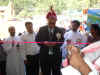 Click to enlarge Meghalaya CM, Dr D D Lapang inaugurating the newly constructed school building of St Jude School at Umpher village, Ri Bhoi District
