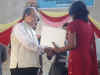 Click to enlarge Meghalaya Governor, Mr R S Mooshahary handing over the Wipro Academic Excellence Award to one of the recipients during the Varsity Fest 2009