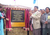  Shri R.V. Lyngdoh, MLA after unveiling the foundation stone of Lyngkien Mylliem Health Sub-Centre at Lyngkien, Mylliem